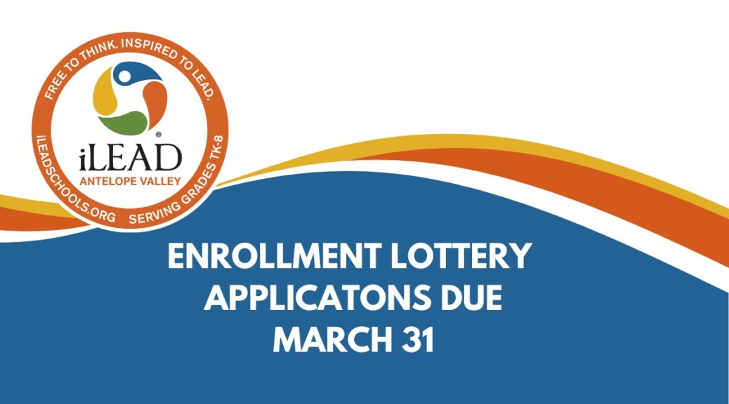 Enrollment Lottery Applications Due March 31