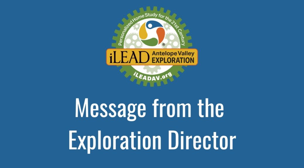 Message from the Exploration Director