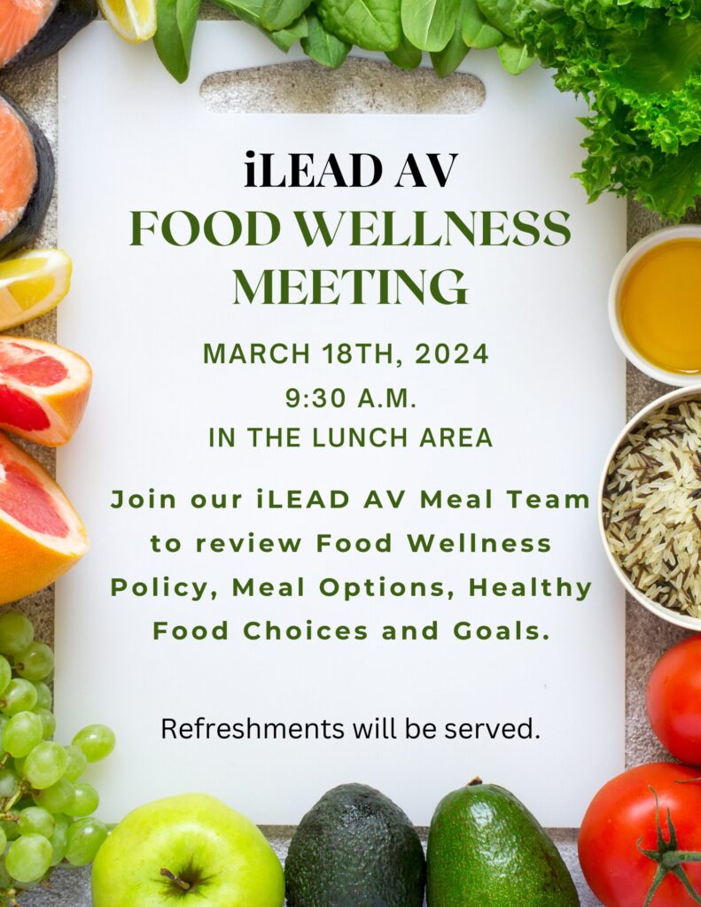 iLEAD AV Food Wellness Meeting