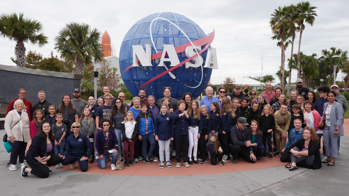 DreamUp large group Kennedy Space Center