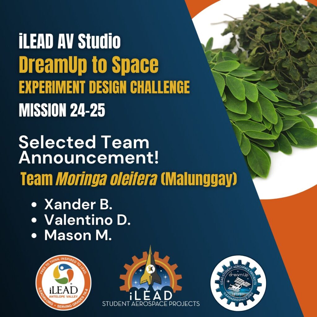 iLEAD AV Studio DreamUp to Space Selected Team 2024