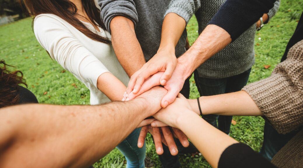 volunteer hands