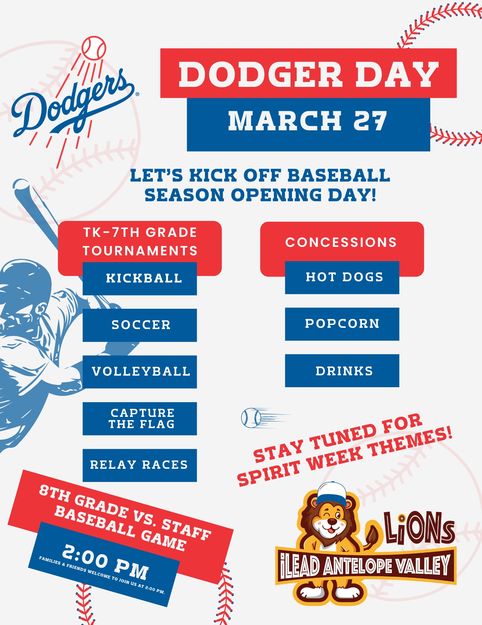 iLEAD AV Studio Dodger Day April 27