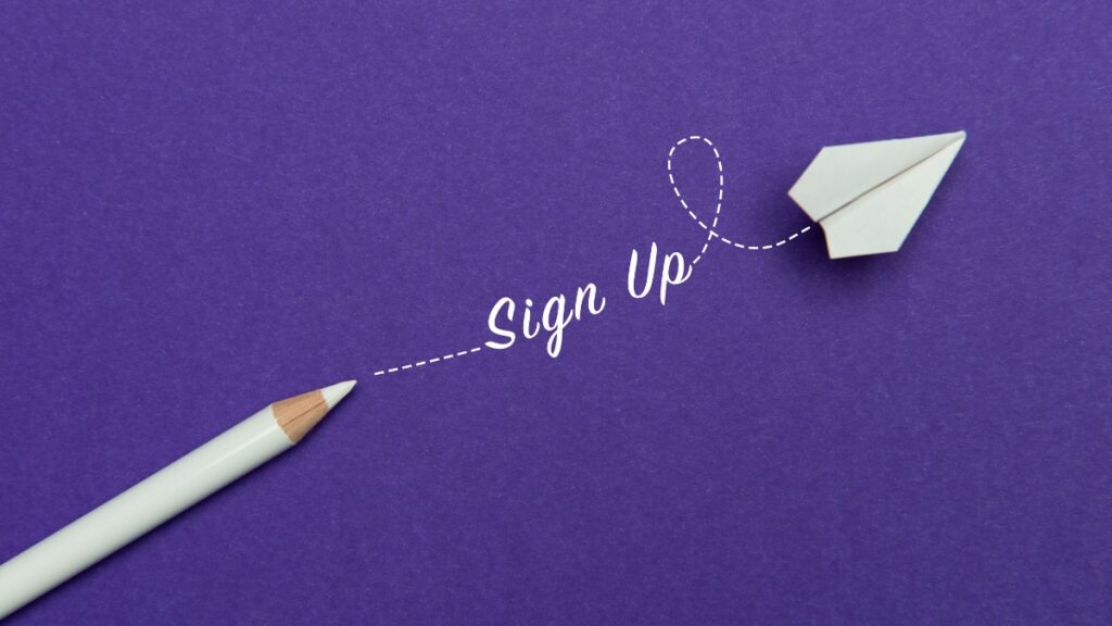 Sign up