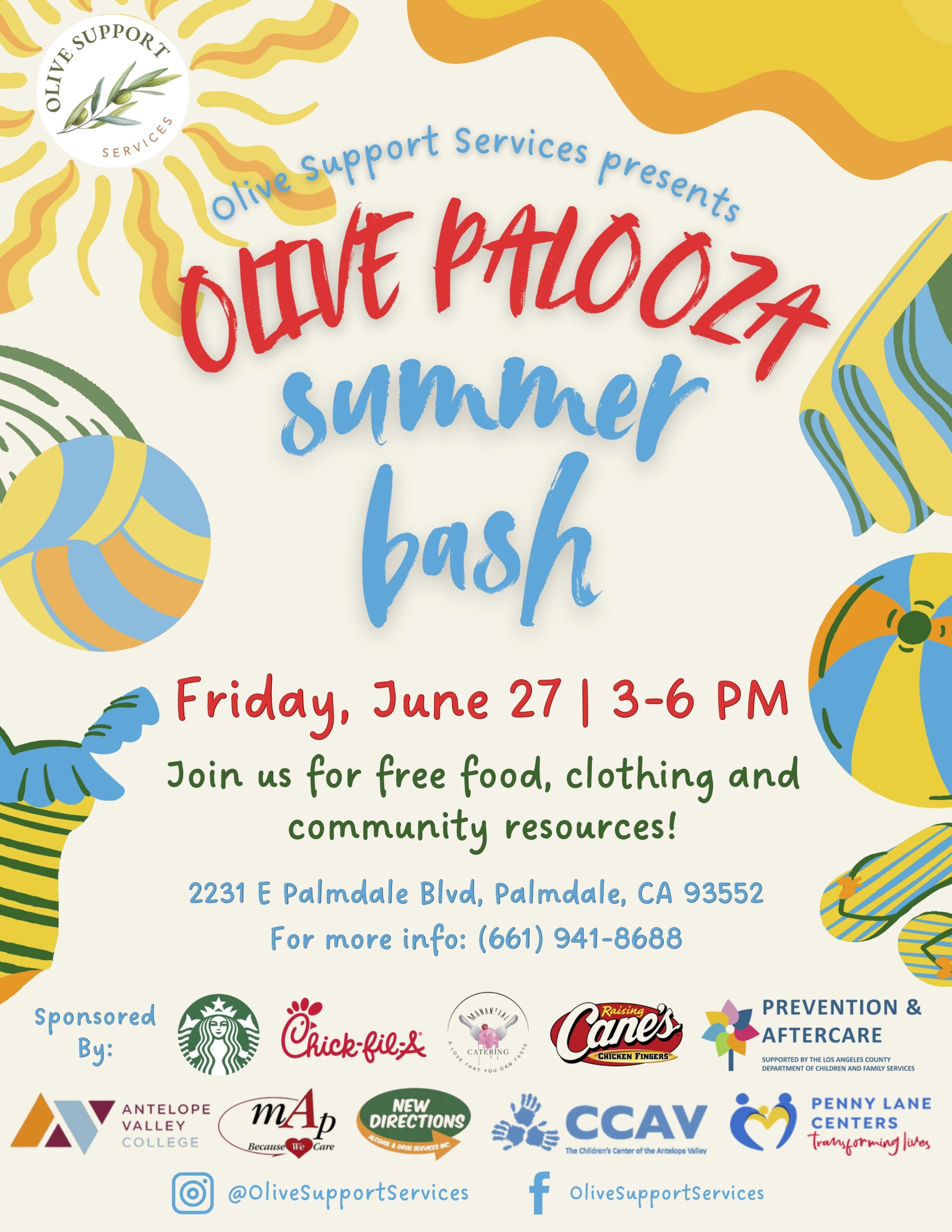 Olive Palooza Flyer