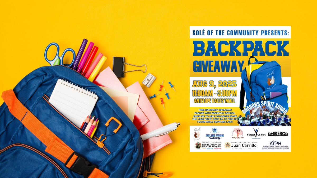 Solé of the Community Backpack Giveaway